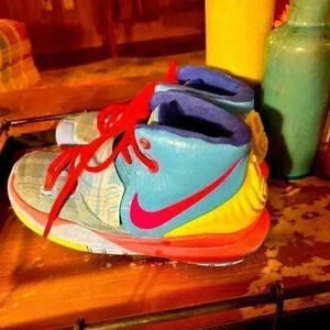 NIKE Kyrie 6 GS ‘Pool’, size 6 women’s, size 4-4.5 big girls